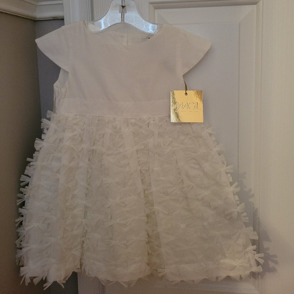 NWT Magil Organza Bow Dress Size 24 Months